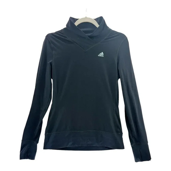 Adidas Long Sleeve Athletic Women's Workout Top Size Small - Picture 1 of 8